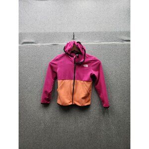 The North Face Kids Fleece Hoodie 6T Pink & Orange